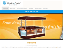 Tablet Screenshot of kioskscarts.com